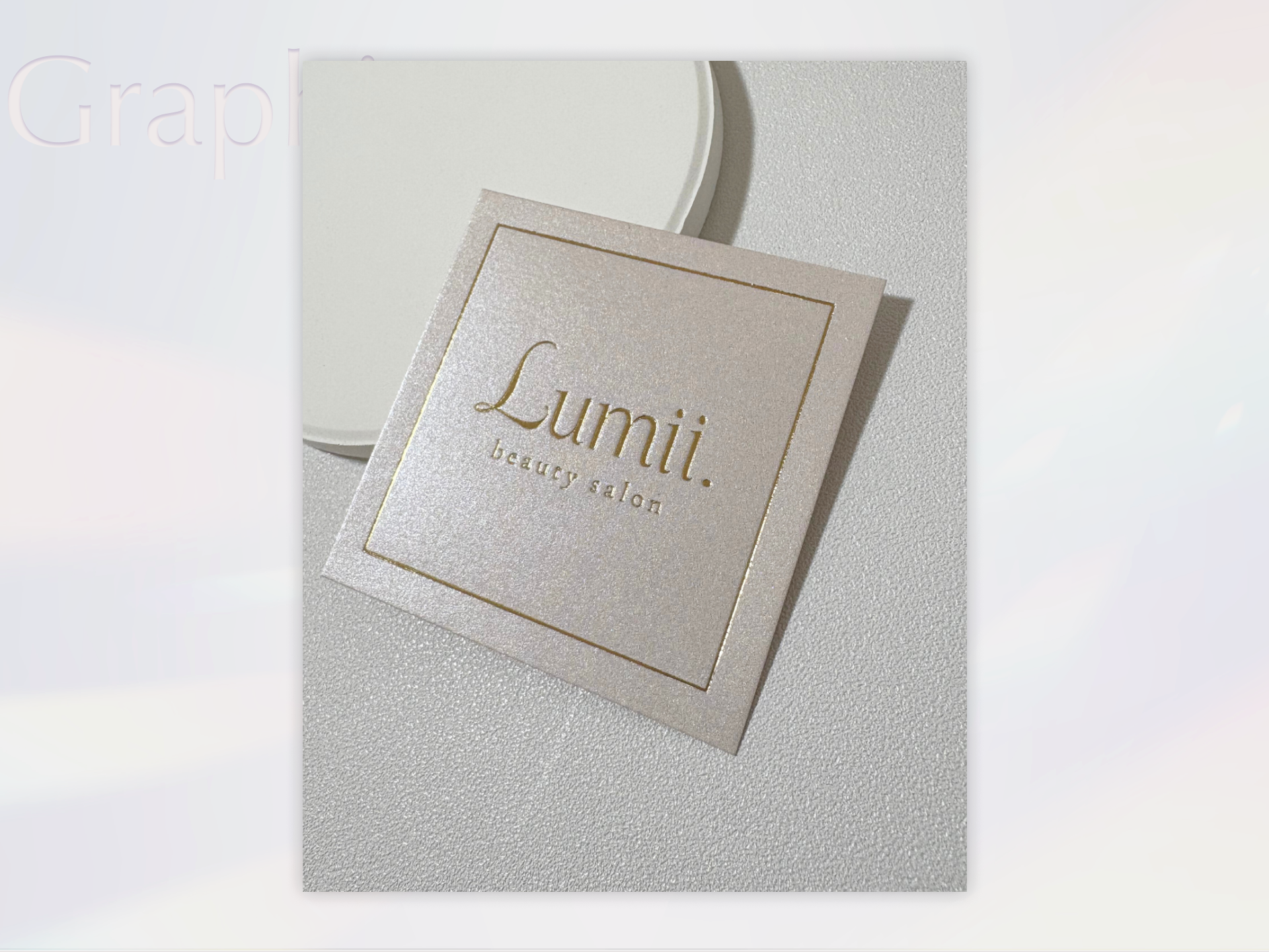 アイラッシュ / アイブロウ / ヘアメイク アーガイルメイクプレインストラクター Lumii. 様 名刺